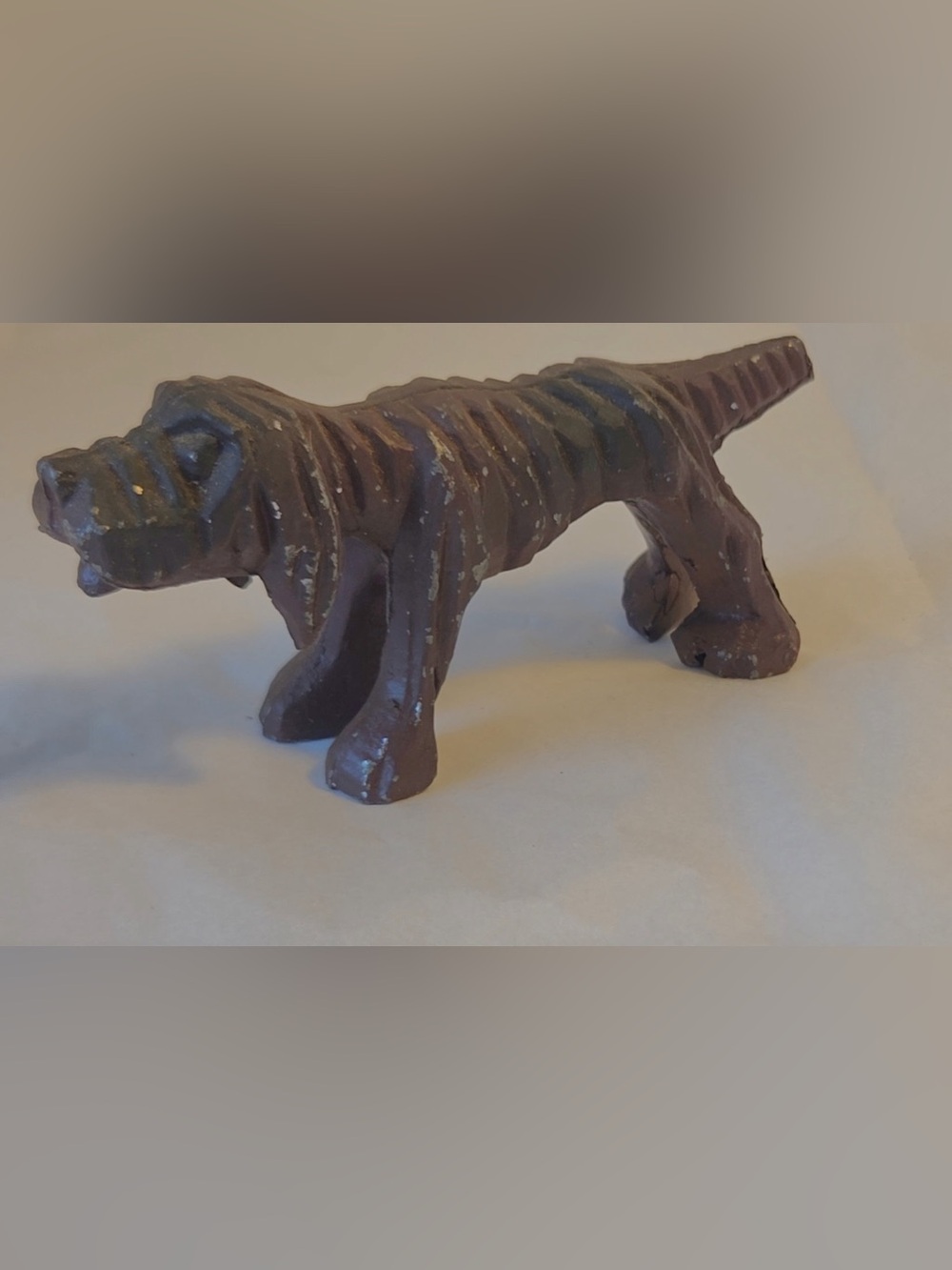 Vintage Cast Metal 4.5” Hunting Hound Dog Figurine